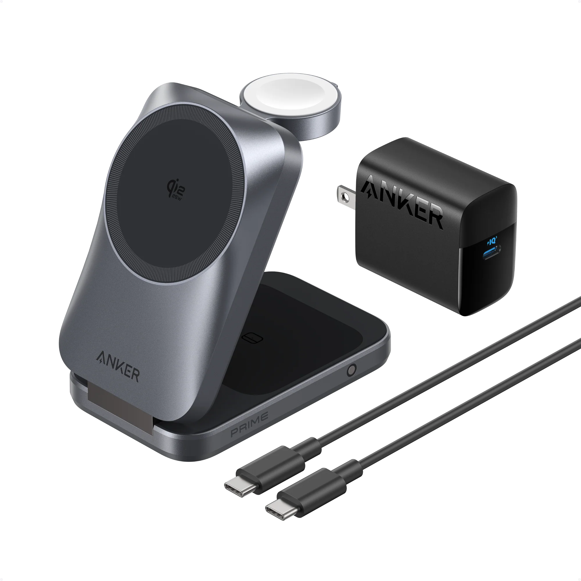 Anker Prime Wireless Charging Station (3-in-1, MagGo, AirCool, Foldable)