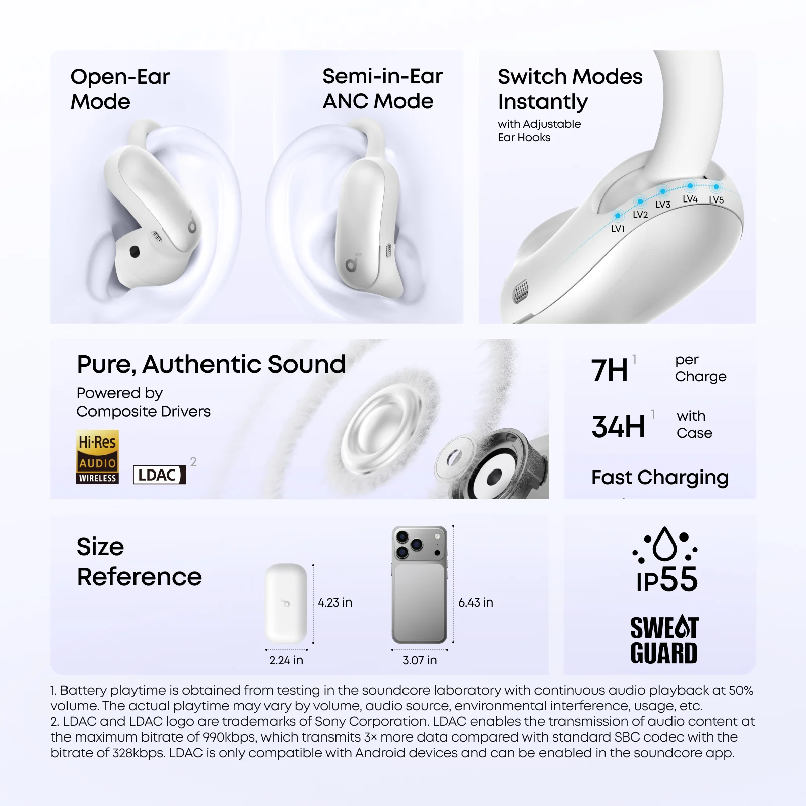 AeroFit 2 Pro｜2-in-1 Earbuds that Switch Between Open-Ear and ANC Modes - Image 16