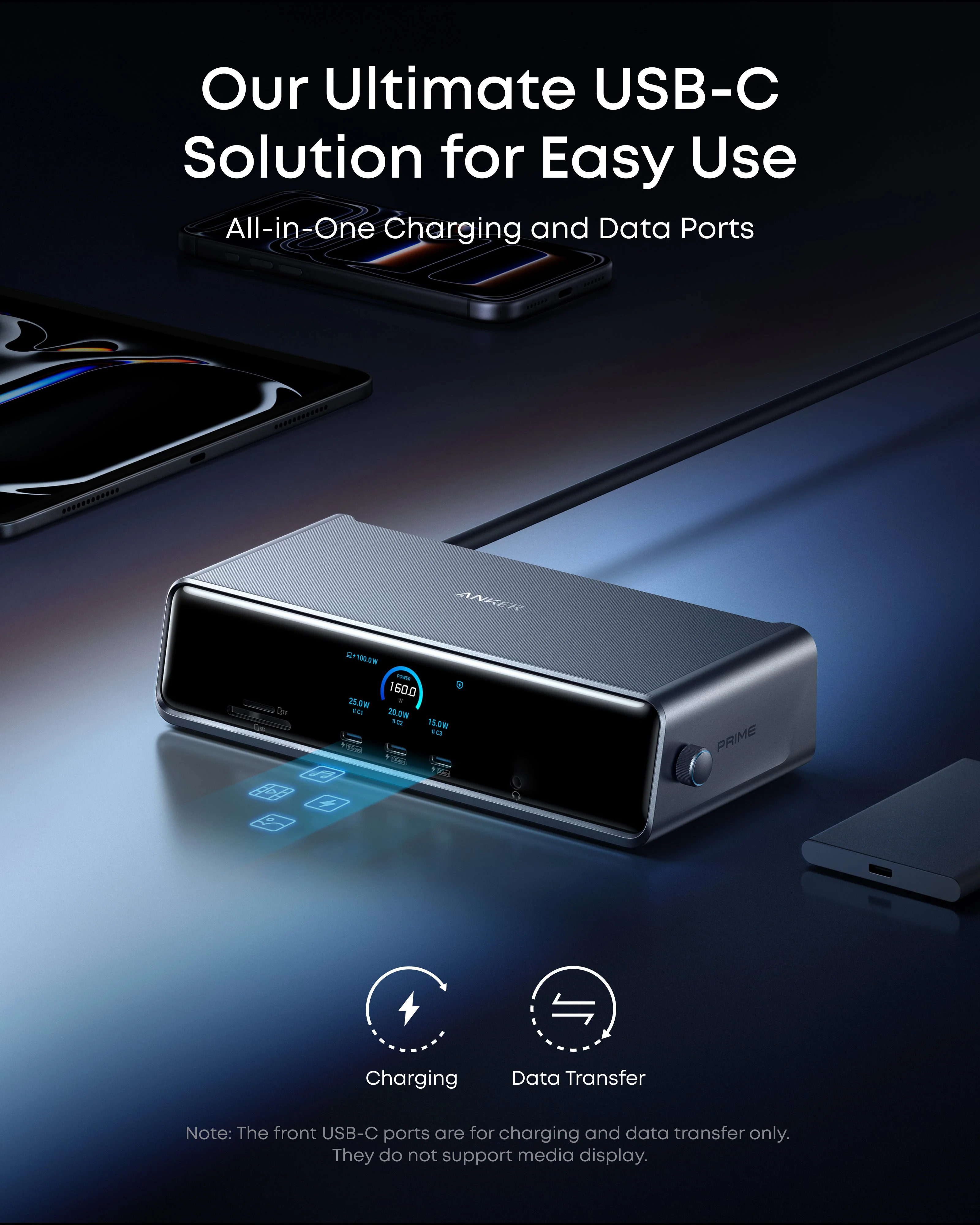 Anker Prime Docking Station (14-in-1, Triple Display, DisplayLink) with DL7400 - Image 7