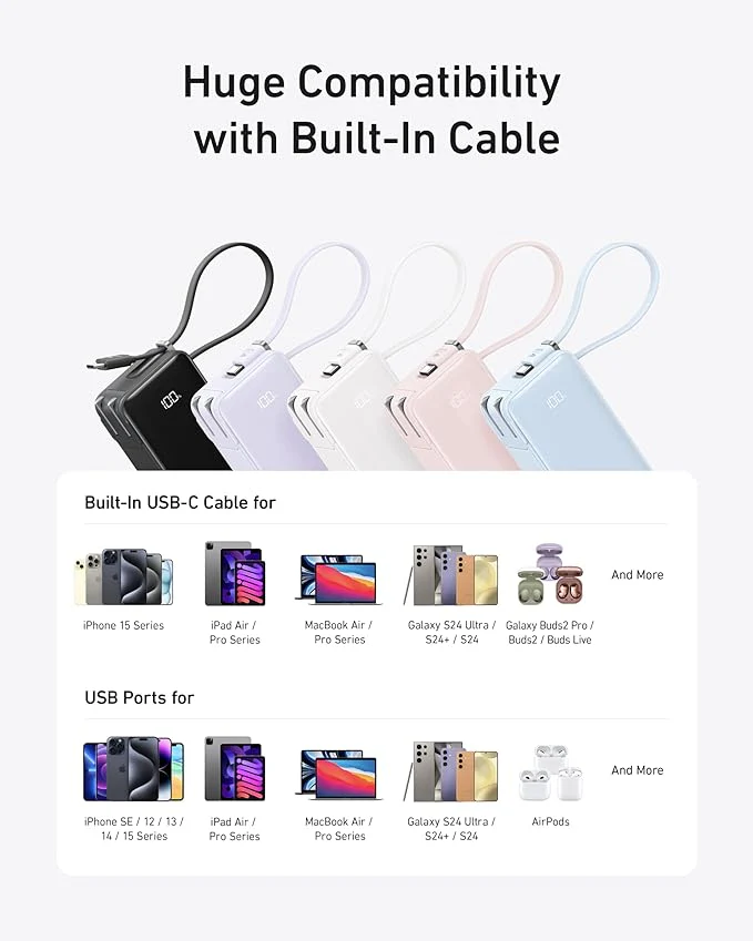 Anker 3-in-1 Power Bank USB C Charger Block - Image 6