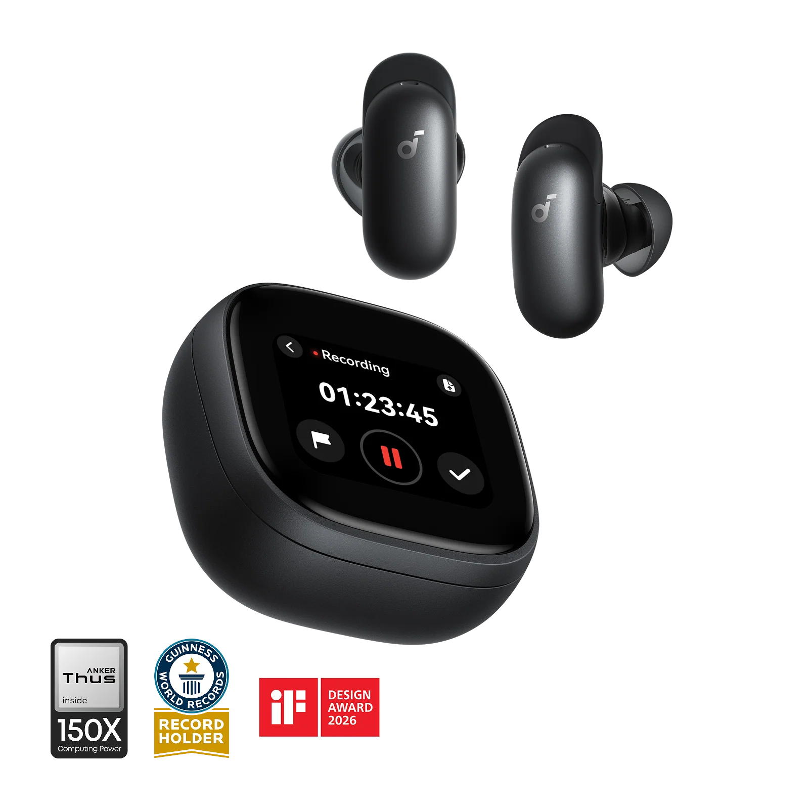 Liberty 5 Pro Max | Earbuds with AI Note-Taker Smart Case - Image 11