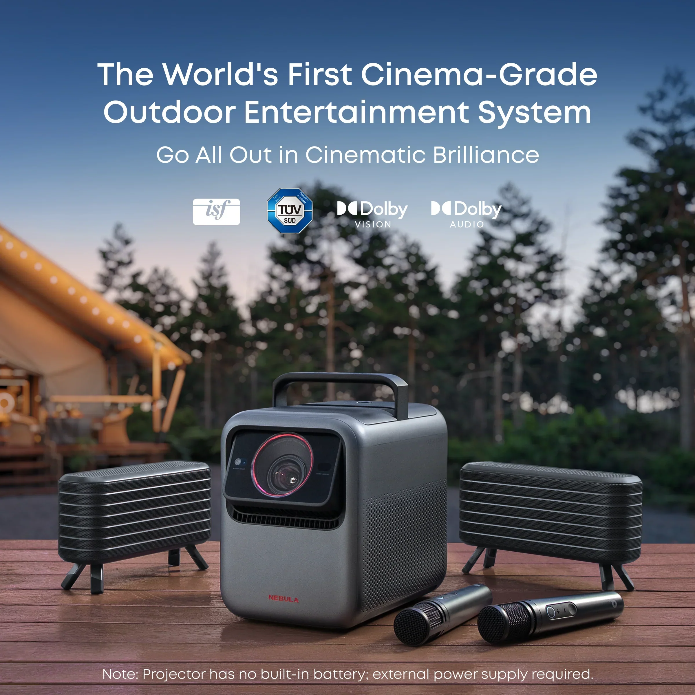 soundcore Nebula X1 | 4K Triple Laser Projector with Micro Gimbal - Image 9