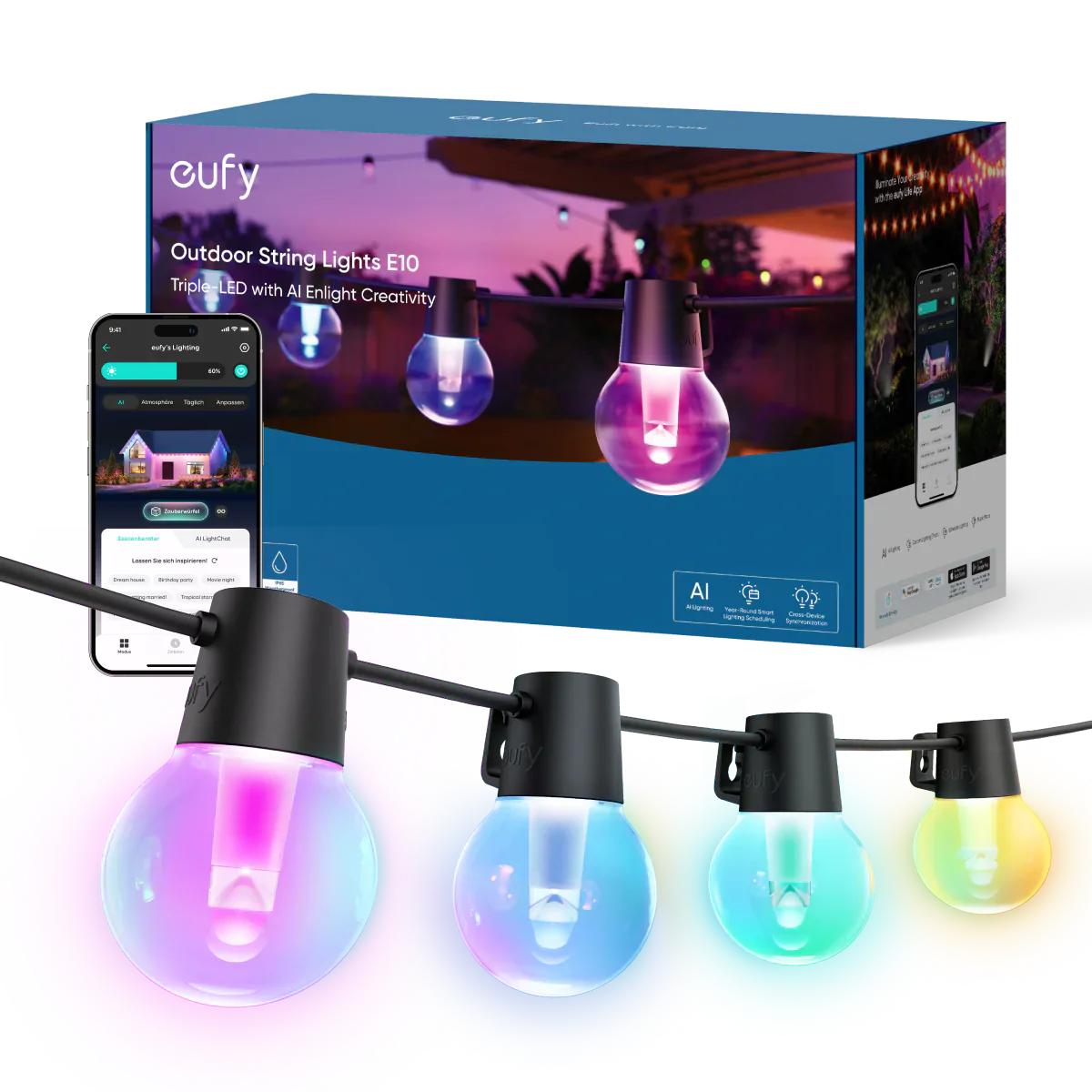eufy Outdoor String Lights E10 - Image 2