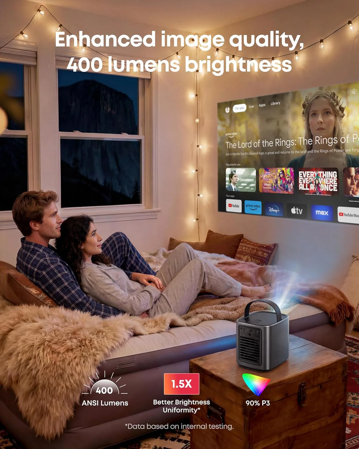 soundcore Nebula Mars 3 Air | Portable Google TV Projector - Image 5